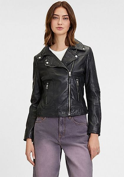 Mauritius Lederjacke GWNoelia mit asymetrischem Reißverschluss, günstig online kaufen