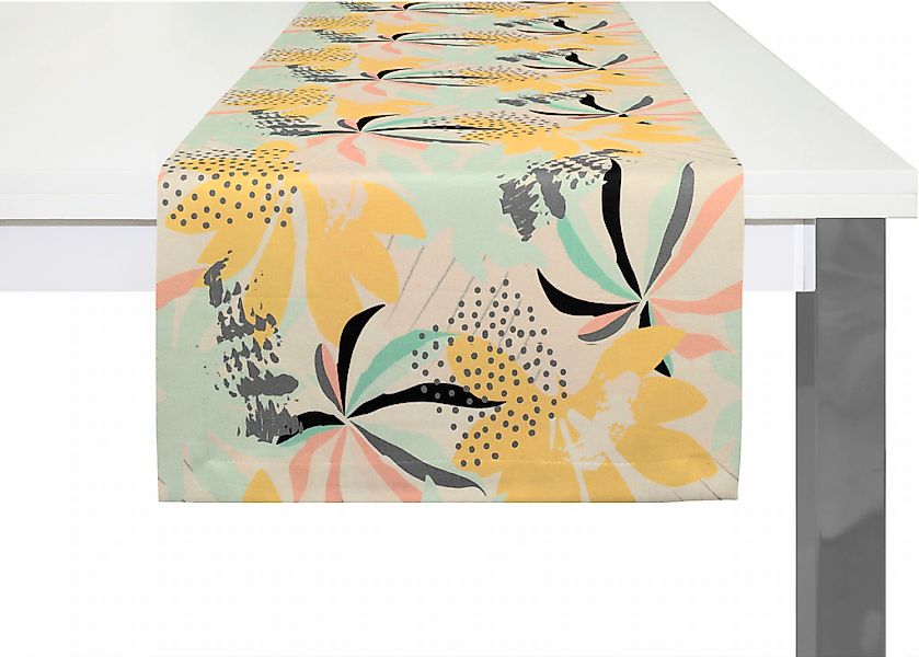 Adam Tischläufer "Jungle" GOTS organic,zertifiziert durch CERES 0242Made in günstig online kaufen