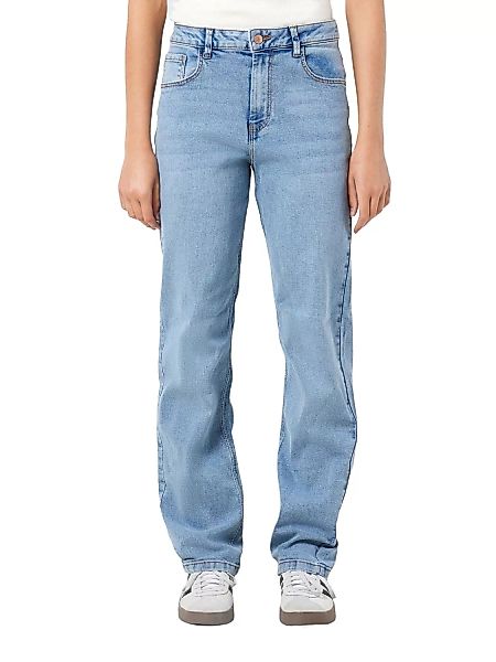 Noisy May Damen Jeans NMGUTHIE Straight Fit Blau - Light Blue Denim günstig online kaufen