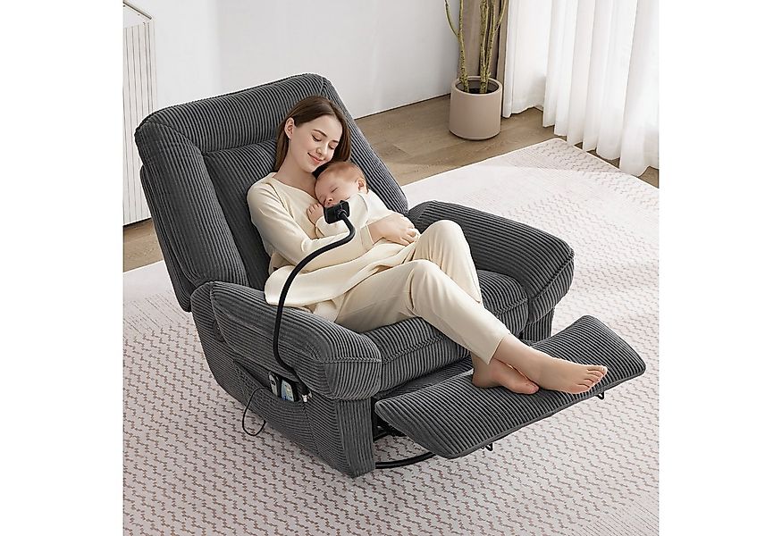 i@home Massagesessel Elektrisch verstellbarer TV-Sessel (Relaxsessel mit Be günstig online kaufen