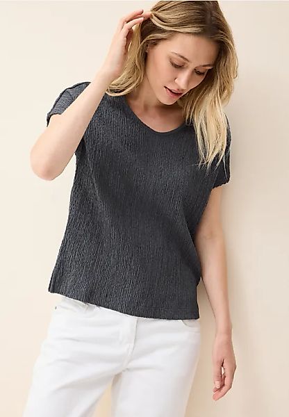 Shirt mit Smok-Struktur günstig online kaufen