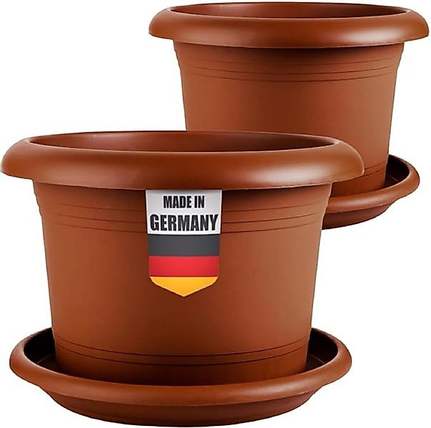 SUSTANIA Blumentopf Eleganter Pflanzkübel Groß mit günstig online kaufen