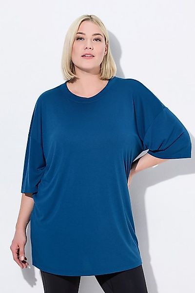 Ulla Popken Longshirt Longshirt antibakteriell Oversized Rundhals günstig online kaufen