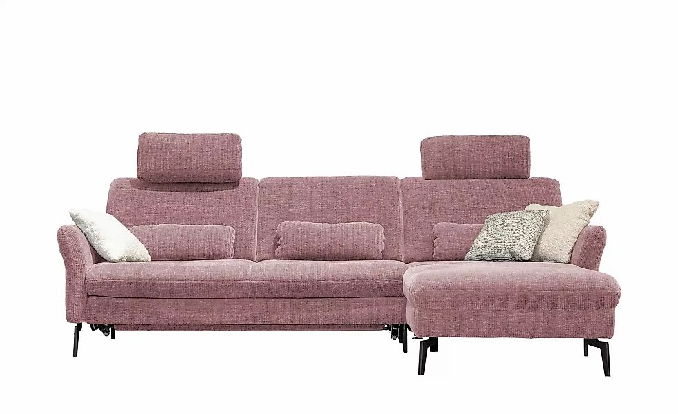 meinSofa Ecksofa Cord DANTE ¦ rosa/pink ¦ Maße (cm): B: 280 H: 91 T: 179.0 günstig online kaufen