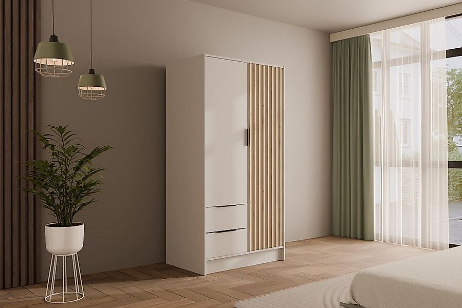ALTDECOR Drehtürenschrank NELIA (Kleiderschrank Garderobenschrank mit viel günstig online kaufen