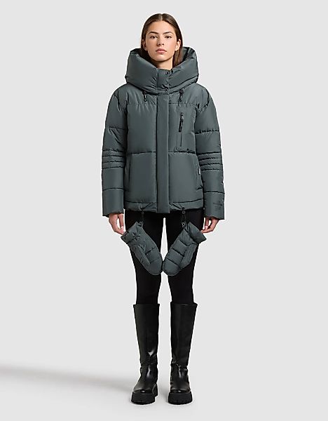 khujo Steppjacke "PEEKE2 WITH GLOVES" mit Kapuze günstig online kaufen