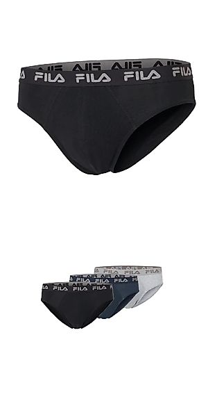 Fila Slip "MAN BRIEF", (3er Pack), elastischer Logobund günstig online kaufen
