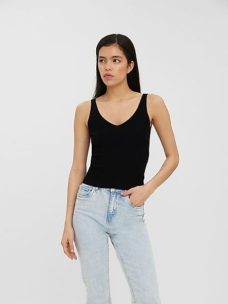 Vero Moda Shirttop Einfarbig Gerippt Struktur günstig online kaufen