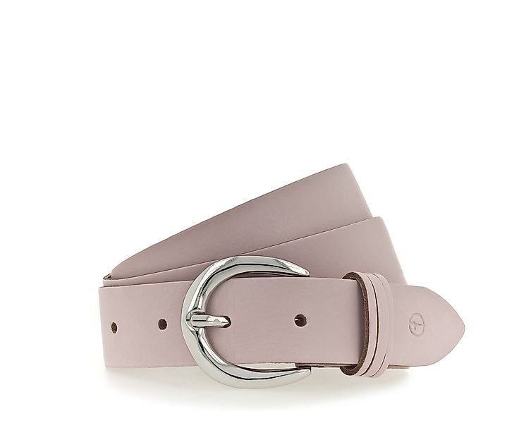 Tamaris Ledergürtel mit glänzender silberfarbener Schließe günstig online kaufen