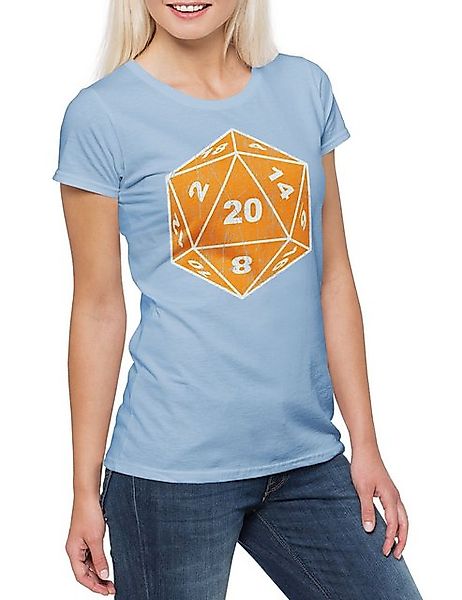 Urban Backwoods Print-Shirt RPG Dice Damen T-Shirt RPG Roleplay Dungeons MM günstig online kaufen