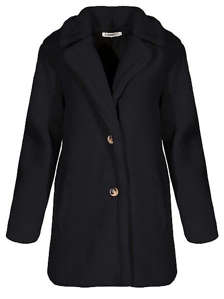 Aurela Damenmode Kurzmantel Boucle Damen Mantel Übergangsmantel Boucle Jack günstig online kaufen