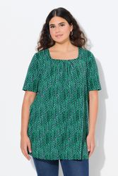 Ulla Popken Longshirt Longshirt Punkte A-Linie günstig online kaufen