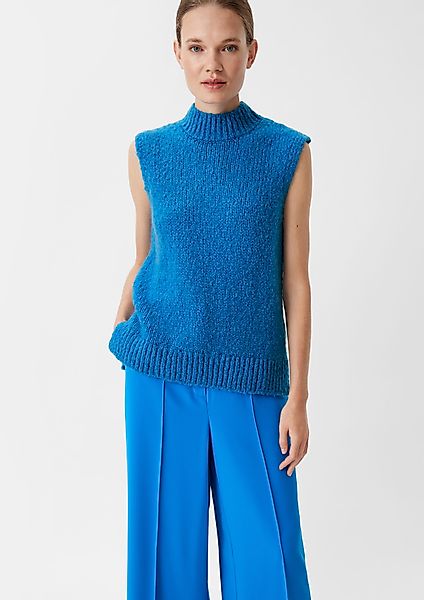 comma Pullunder Strickpullunder aus Alpakamix günstig online kaufen