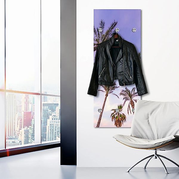 queence Garderobenleiste "Palmen und Himmel" Wandgarderobe, Garderobe, plat günstig online kaufen