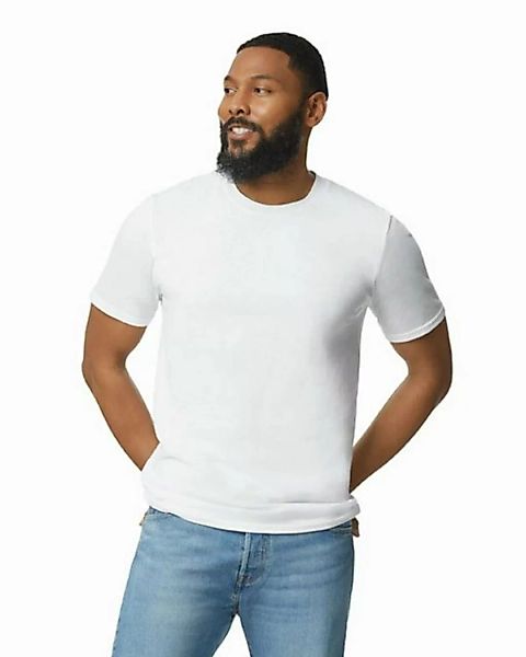 Gildan Rundhalsshirt Gildan Herren T-Shirt Kurzarm Rundhals Sport Slim Fit günstig online kaufen