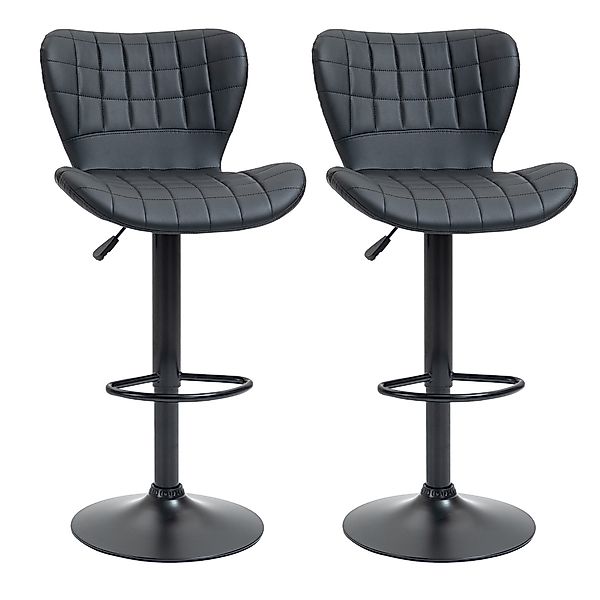 HOMCOM Barhocker Drehstuhl mit Rückenlehne (Tresenhocker, günstig online kaufen