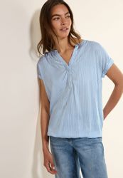 CECIL Kurzarmbluse im Streifen-Look günstig online kaufen