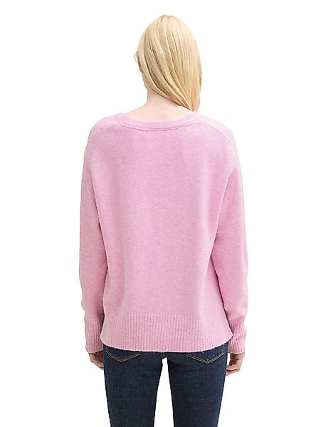 TOM TAILOR Denim Strickpullover mit V-Ausschnitt günstig online kaufen