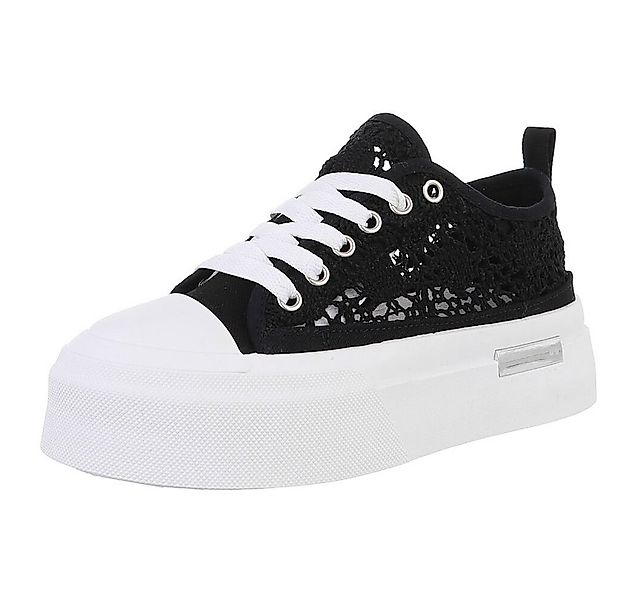 Ital-Design Damen Low-Top Freizeit Sneaker (88828273) Flach Sneakers Low in günstig online kaufen