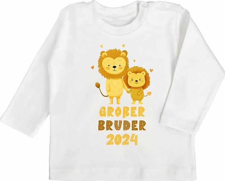 Shirtracer T-Shirt Ich werde großer Bruder 2024 Löwen Großer Bruder günstig online kaufen