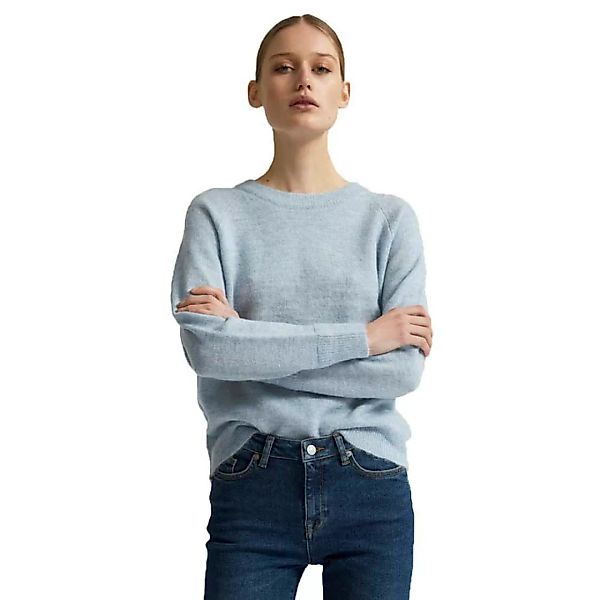 Selected Lulu O Hals Sweater XS Cashmere Blue günstig online kaufen
