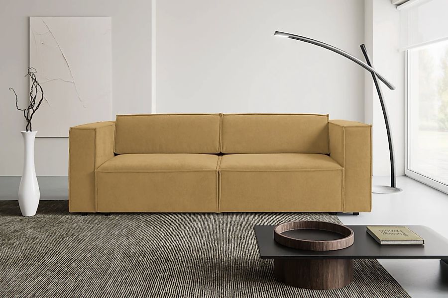 WERK2 Schlafsofa "Kansas Breite 252 cm, mit extragroßer Liegefläche 202x152 günstig online kaufen