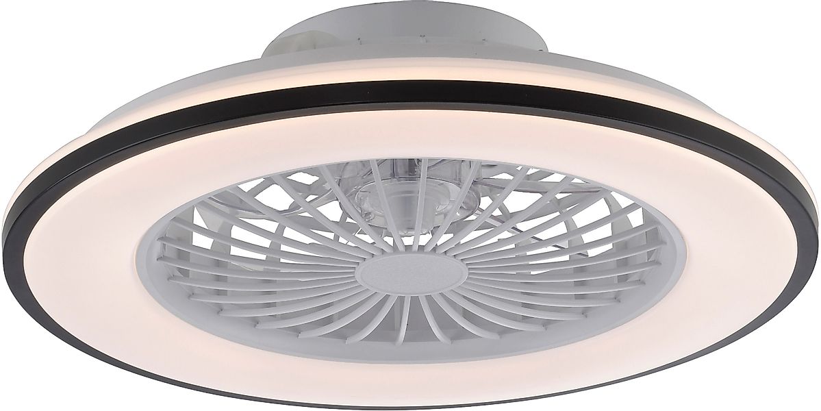 JUST LIGHT LED Deckenleuchte »LENO« LED-Board 1 Stk. RGB Ventilatorfunktion günstig online kaufen