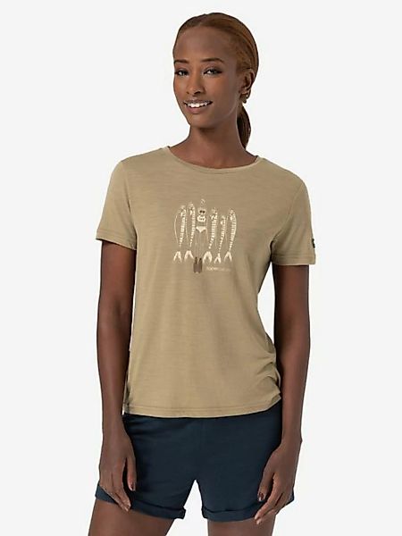 SUPER.NATURAL T-Shirt für Damen, Merino COPPER SARDINE modern, atmungsaktiv günstig online kaufen