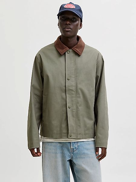 Jack & Jones Kurzjacke "JJEGRAHAM WORKER JACKET SN" mit Fly-Away-Kragen günstig online kaufen