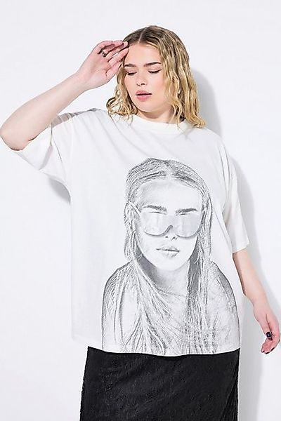 Studio Untold T-Shirt T-Shirt oversized Frauenkopf günstig online kaufen