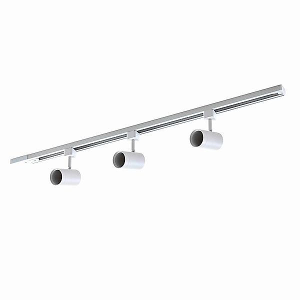 PRIOS Stromschienenleuchte Jorell 9054002 Modern in Weiß aus Aluminium 3-fl günstig online kaufen