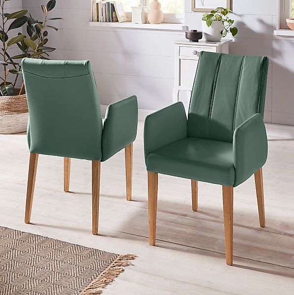 INOSIGN Armlehnstuhl () (1 Stück) Rückenlehne mit Steppung günstig online kaufen