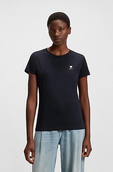 BOSS ORANGE T-Shirt "Esogo Premium Damenmode", mit Artwork auf der Brust günstig online kaufen