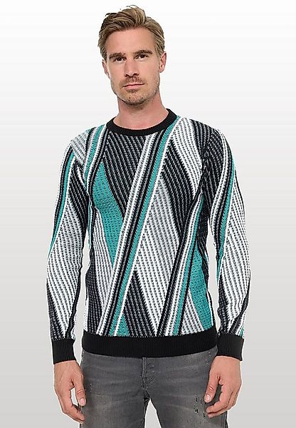 Rusty Neal Strickpullover im Colorblock-Design günstig online kaufen