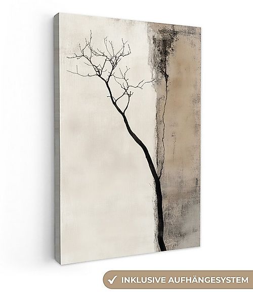 OneMillionCanvasses® Leinwandbild Wabi sabi - Pflanze - Beige, Fotodruck (1 günstig online kaufen