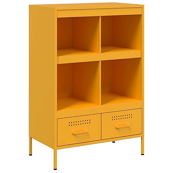 vidaXL Highboard Senfgelb 68x39x101,5 cm Stahl 843105 günstig online kaufen
