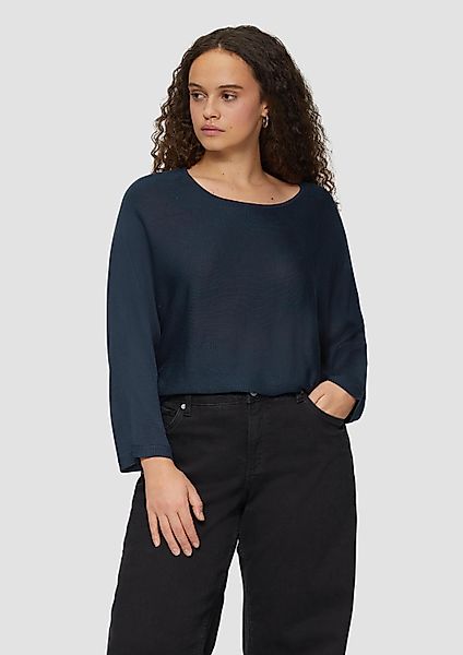 QS 3/4 Arm-Pullover Strickpullover Strickpullover mit günstig online kaufen