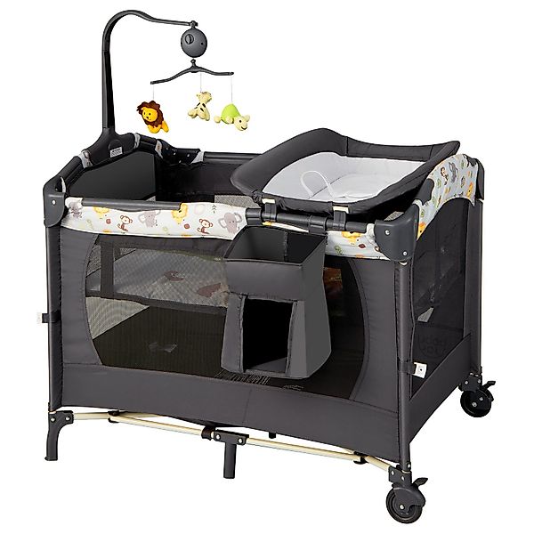 COSTWAY Baby-Reisebett 4 in 1 Wickeltisch, günstig online kaufen