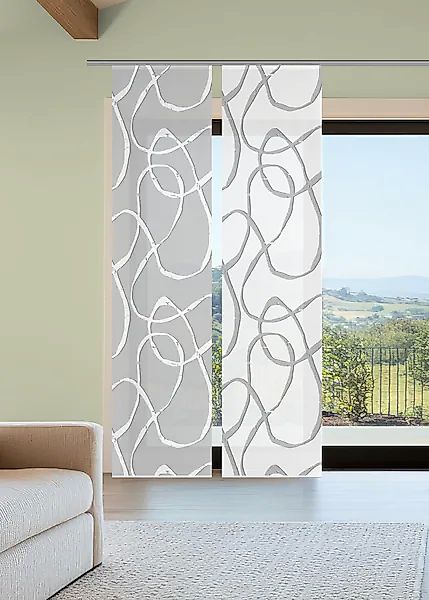 Vision S Schiebegardine »OPHELIA KOMBI« Paneelwagen 2 Stk. tlg. Schiebevorh günstig online kaufen