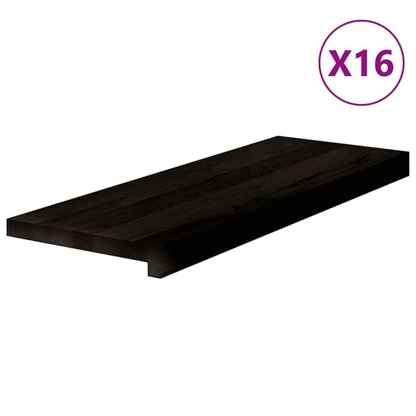 vidaXL Stufenmatte Treppenstufen 16 Stk. Dunkelbraun günstig online kaufen