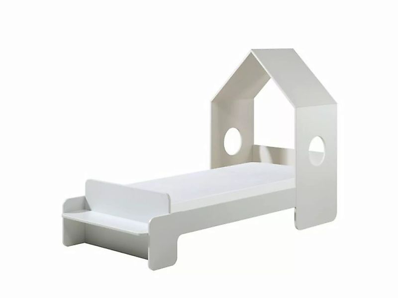 möbelando Kinderbett CASAMI, aus MDF in Weiß. Abmessungen (BxHxT) 229,5x147 günstig online kaufen