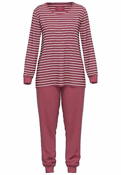 GÖTZBURG Pyjama "Herbstblüte" 2 Stk. tlg., Langarm, Rundhalsausschnitt, Bau günstig online kaufen