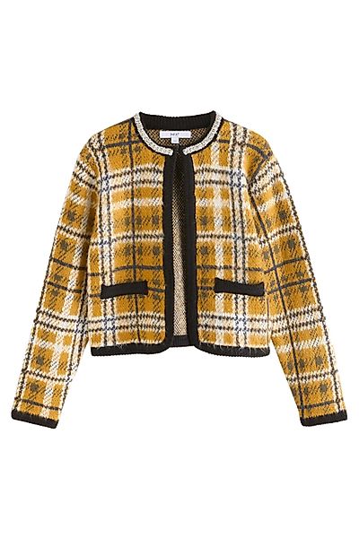 Next Strickjacke Angeraute Strickjacke mit verziertem günstig online kaufen