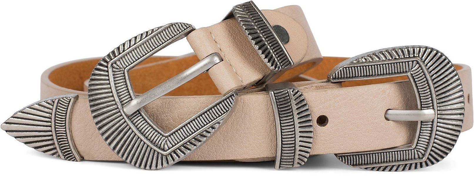 styleBREAKER Taillengürtel Western Gürtel mit Doppelter günstig online kaufen