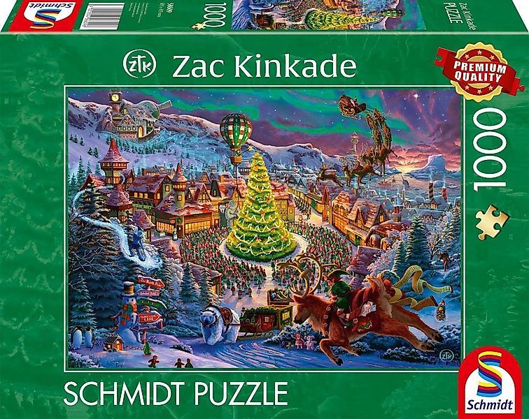 Schmidt Spiele Puzzle Santas Nordpol, 1000 Puzzleteile günstig online kaufen