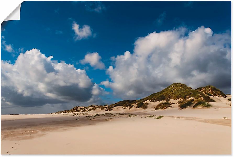 Artland Wandbild "Wolkenimpression Amrum", Küste, (1 St.), als Leinwandbild günstig online kaufen