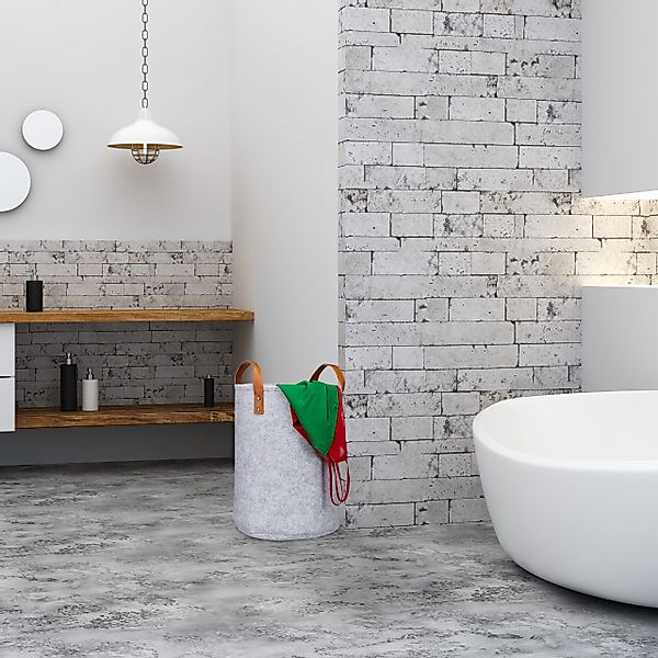 relaxdays Wäschekorb Filz tragbar, Grau günstig online kaufen