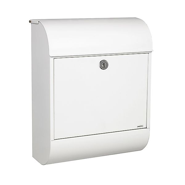 MEFA Briefkasten Pearl 872 Weiß 45,3 cm x 35,7 cm x 17,3 cm günstig online kaufen