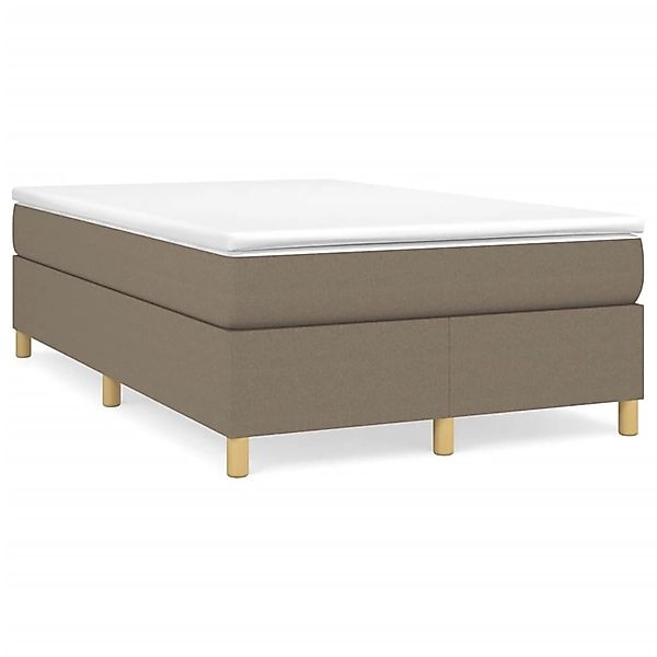 vidaXL Boxspringbett Taupe 120x200 cm Stoff1381653 günstig online kaufen