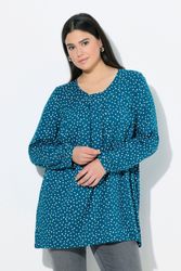 Ulla Popken T-Shirt Shirt Zierfalten A-Linie günstig online kaufen